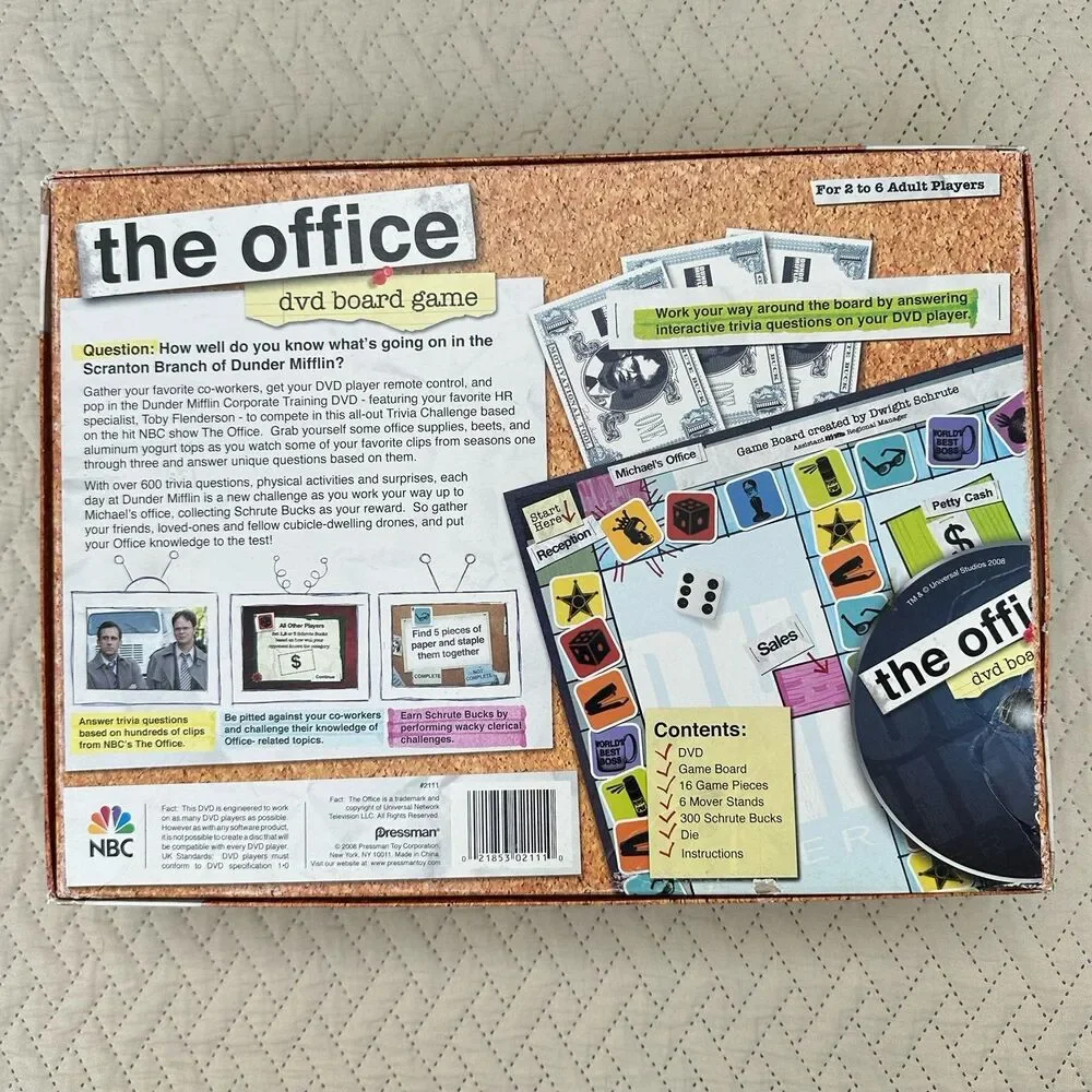 The Office DVD Board Game